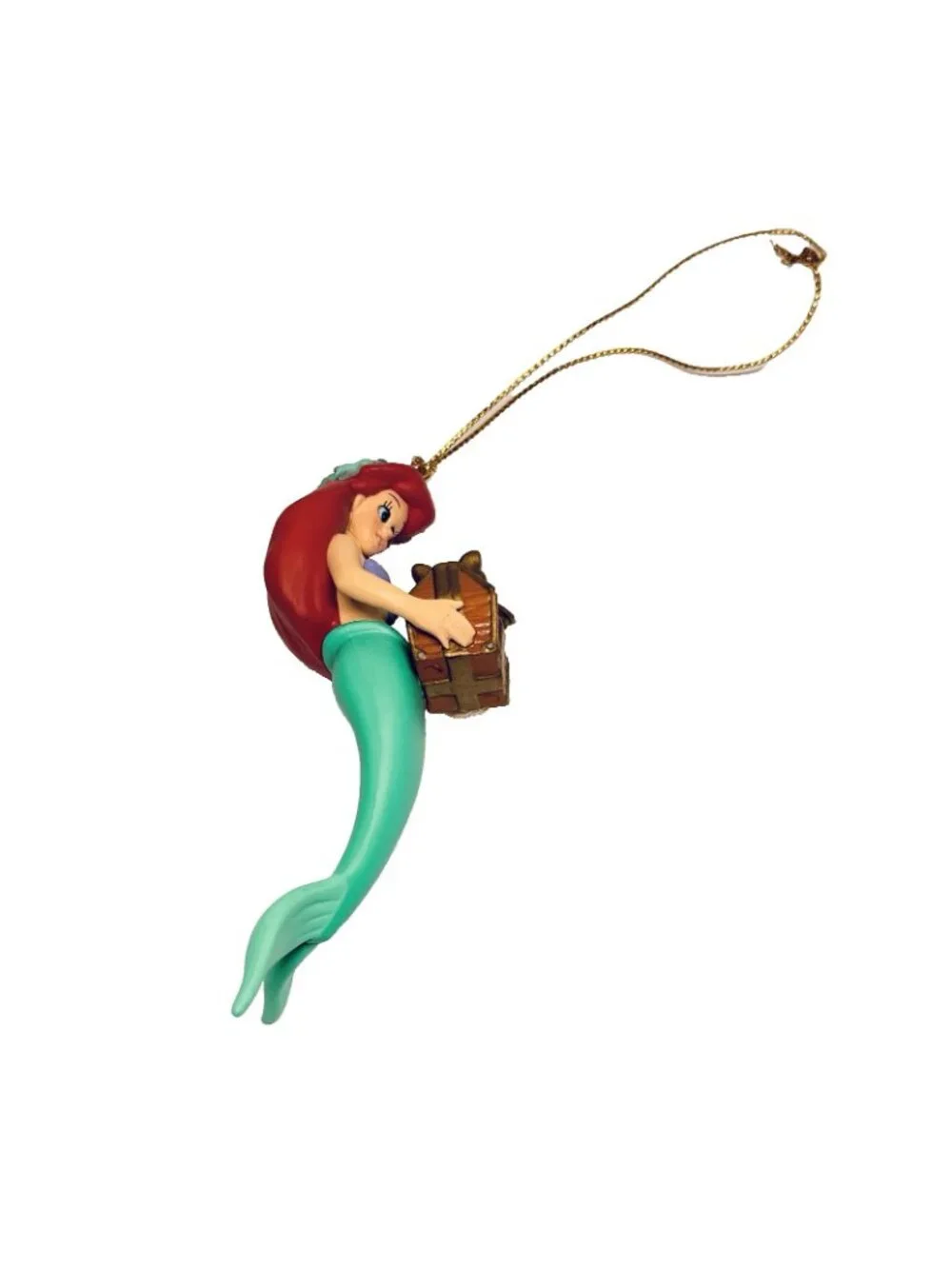 Disney Grolier 3 Ornaments Little Mermaid Ariel Cinderella Snow White w/ Boxes
